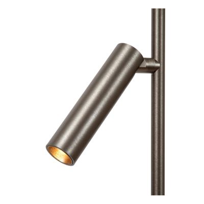 Lucide APPLAUSE - Floor lamp - Ø 33 cm - LED Dim. - CCT - 2700K/4000K - Grey iron - Premium